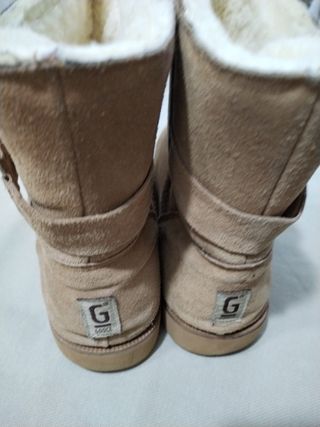 Botas Beige Talla 41 Unisex