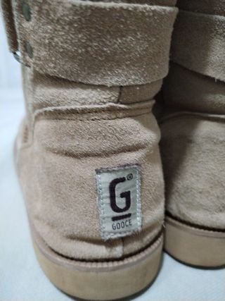 Botas Beige Talla 41 Unisex