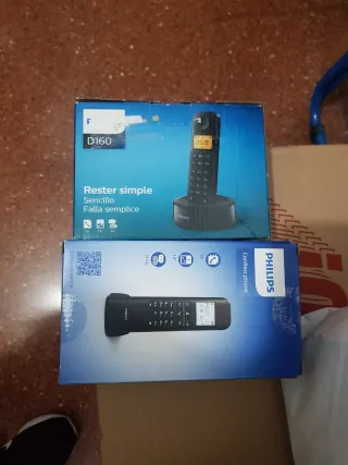 Teléfono Inalámbrico Philips D160 Negro