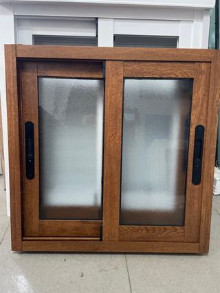 Ventana 60x60 cristal opaco NUEVA