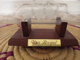 Botella de cristal decoración