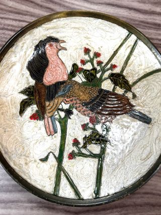 Platos Cloisonné Arte Esmaltado