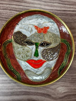 Platos Cloisonné Arte Esmaltado