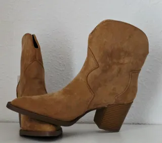 Botines Paula Echevarría Beige/Marrón Talla 37