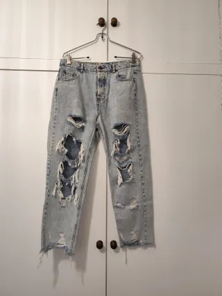 Tejanos desgastados vaqueros