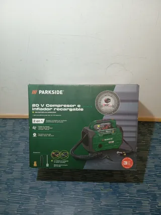 Parkside 20V Compresor e Inflador Recargable