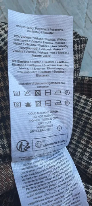 Pantalón JDY cuadros