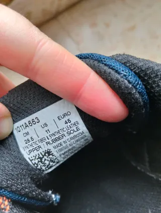 Deportivas Asics Hombre Talla 45 Azul/Naranja