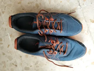 Deportivas Asics Hombre Talla 45 Azul/Naranja