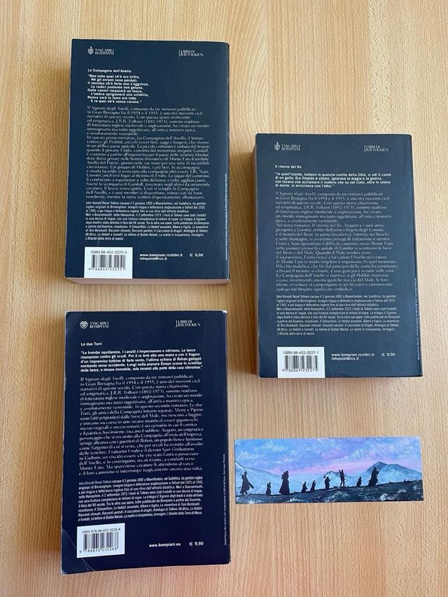 J.R.R. Tolkien trilogia Il Signore degli Anelli