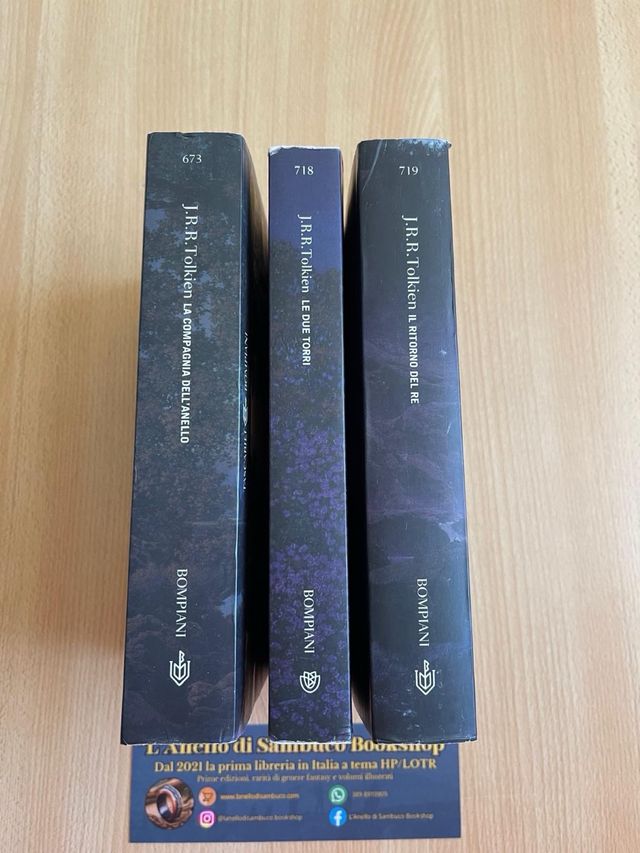 J.R.R. Tolkien trilogia Il Signore degli Anelli