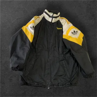 Chaqueta Adidas Vintage Negra y Amarilla