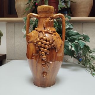 ANTICA ANFORA TERRACOTTA VASO ORCIO GIARA DEL 900