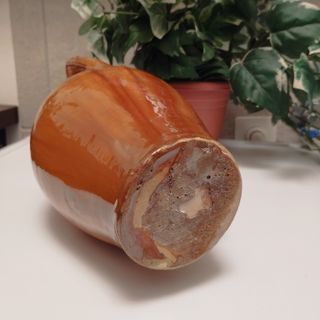 ANTICA ANFORA TERRACOTTA VASO ORCIO GIARA DEL 900