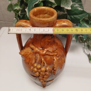 ANTICA ANFORA TERRACOTTA VASO ORCIO GIARA DEL 900