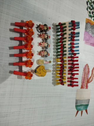 Pinzas decorativas para manualidades