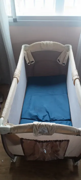 Cuna portátil Asalvo con colchón