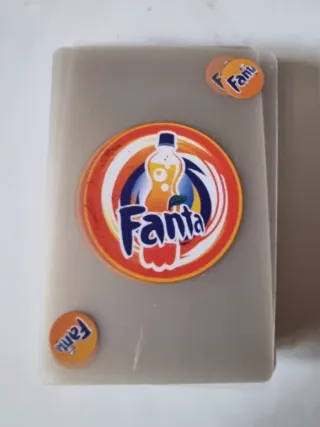 Baraja de plástico.  Naipes españoles. Fanta.
