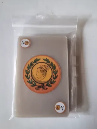 Baraja de plástico.  Naipes españoles. Fanta.