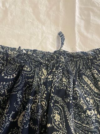 Pantalón fluido estampado paisley