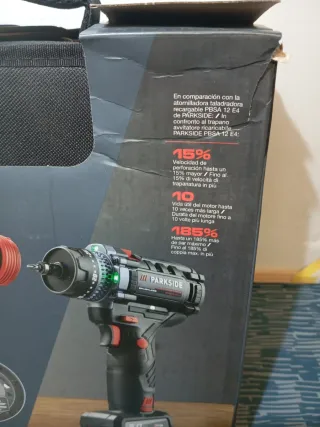Parkside Taladro Atornillador 12V Recargable 5 ah