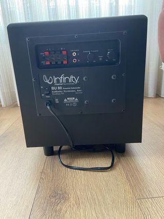Altavoces Infinity US1 y Subwoofer BU 80