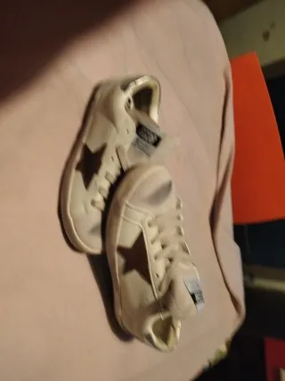 Golden Goose Bambas Blancas con Estrella Dorada