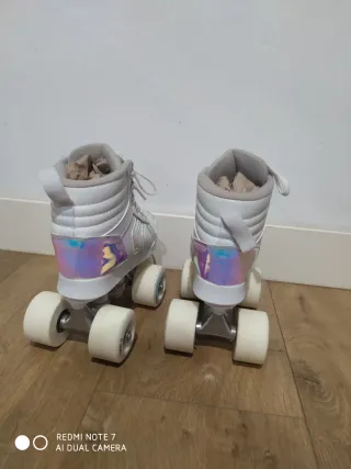 Patines Artísticos 4 Ruedas Blancos