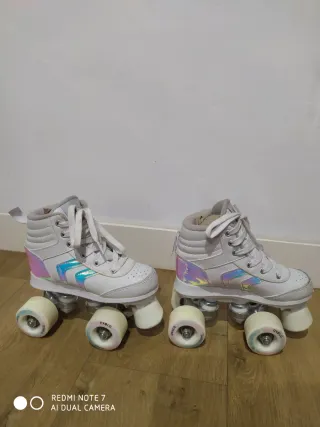 Patines Artísticos 4 Ruedas Blancos