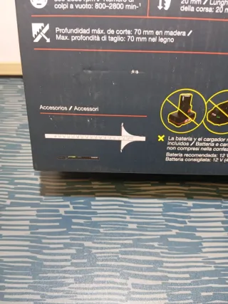 Sierra de calar Parkside 12V performance