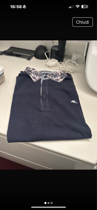 Polo Etro uomo blu