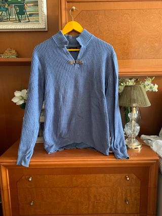 Jersey Massimo Dutti Azul Hombre