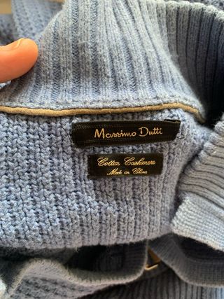 Jersey Massimo Dutti Azul Hombre