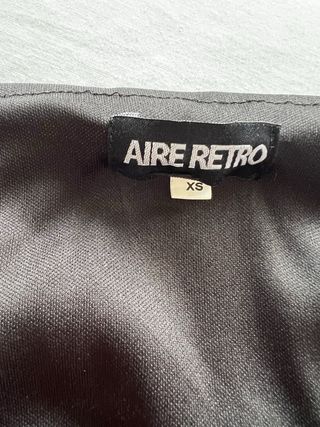 Vestido Aire Retro Negro Rosa