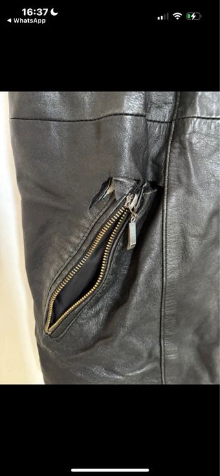 Chaleco de cuero hombre