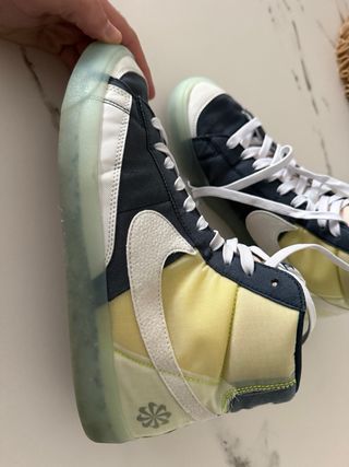 Nike Blazer Mid Revival Azul/Lima