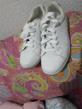 Zapatillas Kappa Talla 8 Unisex Blancas