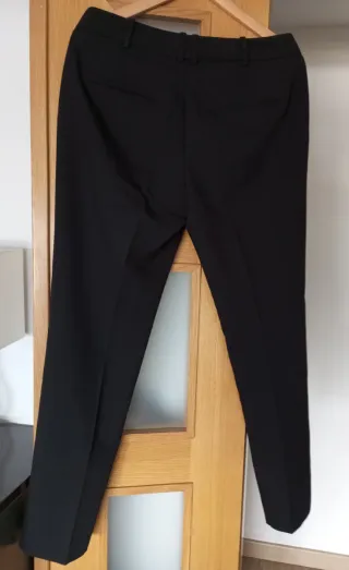 Pantalón vestir negro mujer