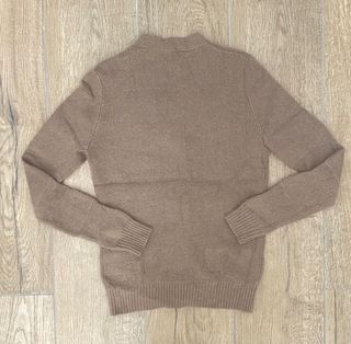 Burberry Beige Cashmere-Cotton Cardigan XS