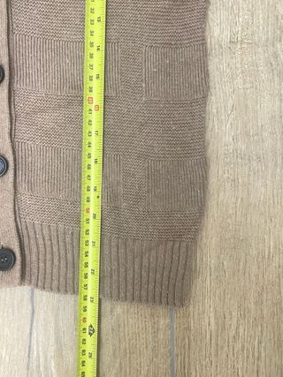 Burberry Beige Cashmere-Cotton Cardigan XS