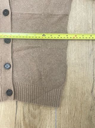 Burberry Beige Cashmere-Cotton Cardigan XS