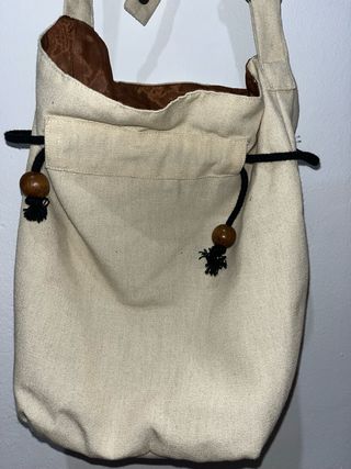 3 Bolsos de tela ,con detalles