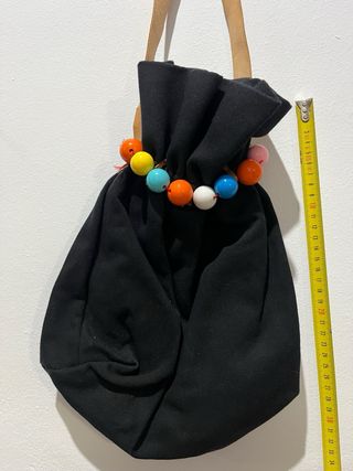 3 Bolsos de tela ,con detalles