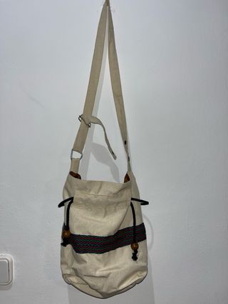 3 Bolsos de tela ,con detalles