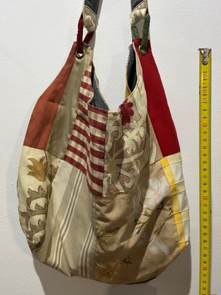 3 Bolsos de tela ,con detalles