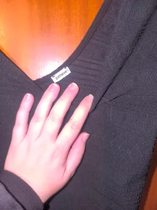 Vestido negro ajustado