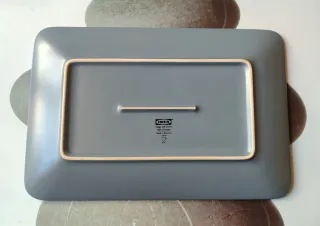 6 platos rectangulares FÄRGKLAR de Ikea