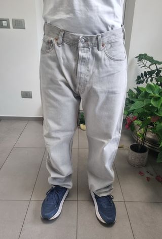Jeans Levis 501 uomo W35 L34 Levi Strauss cotone