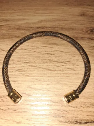 Pulsera Louis Vuitton Marrón y Dorada