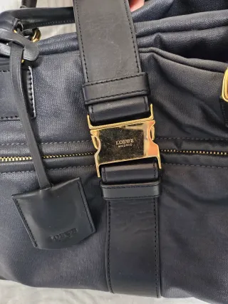 Bolso Loewe Negro Piel  Hebilla Dora